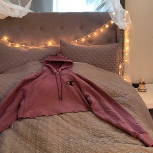Champion cropped hoodie